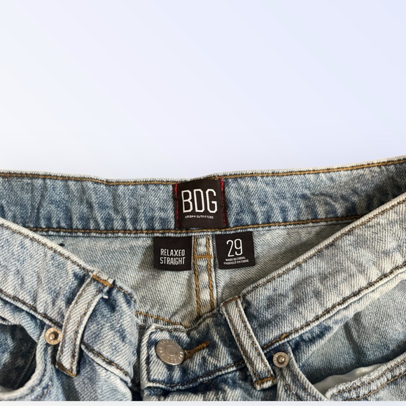 BDG Distressed Ankle Jeans – Relaxed Straight Fit (Size 29) - Picture 4 of 9